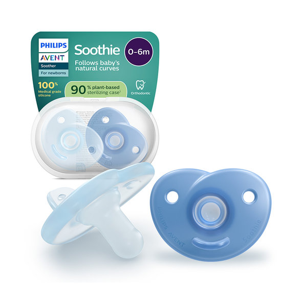Philips AVENT Cumlík Soothie chlapec 0-6m 2 ks