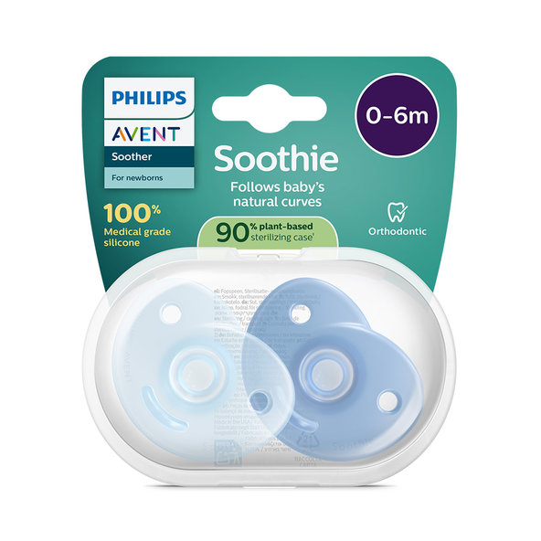 Philips AVENT Cumlík Soothie chlapec 0-6m 2 ks