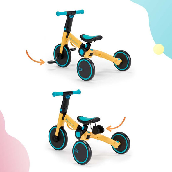 KINDERKRAFT Trojkolka 4TRIKE primrose yellow