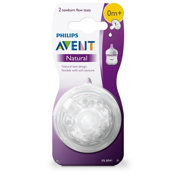 Philips AVENT Cumlík Natural novorodenecký 2 ks