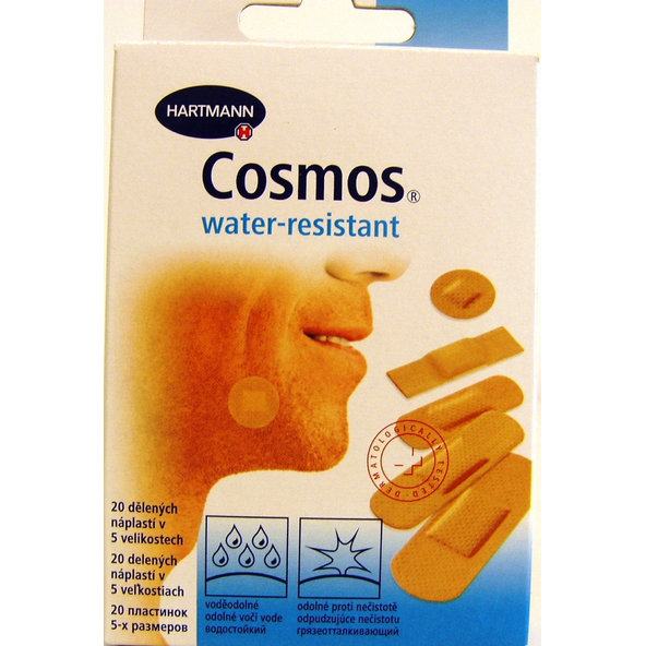 Cosmos Water-resistant Vodovzdorná náplasť 5 veľkostí 20ks