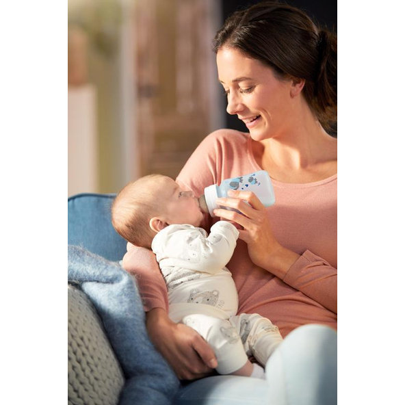 Philips AVENT Fľaša 260 ml Antikolik modrá slon