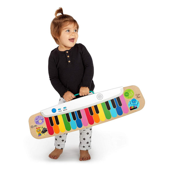 BABY EINSTEIN Hračka drevená hudobná keyboard Magic Touch HAPE 12m+