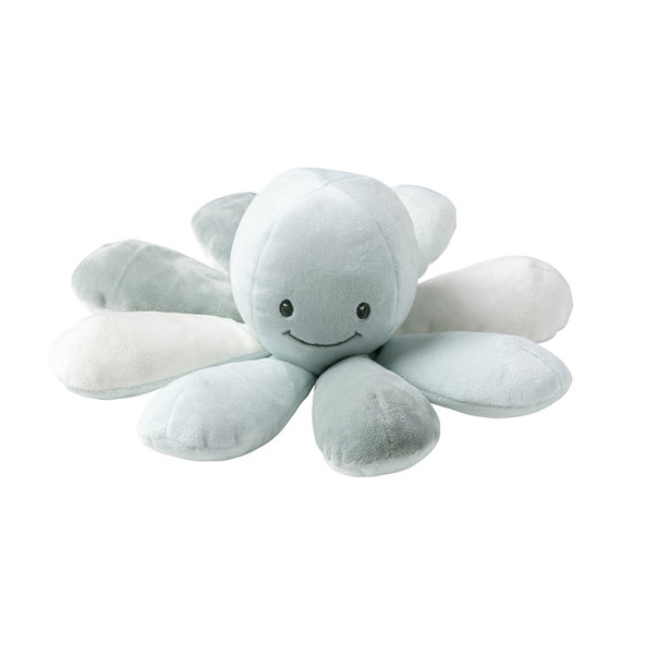 NATTOU Doukidou Hračka chobotnička edukačná plyšová mint