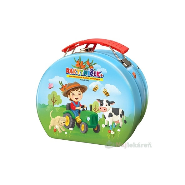 TEREZIA RAKYTNÍČEK+ multivitamínové želatínky kufrík traktor 50 ks