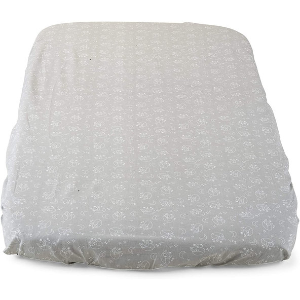 CHICCO Plachta na postieľku Next2Me 2 kusy - Grey fox
