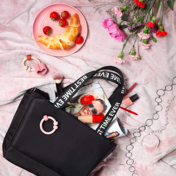 BABYONO Taška prebaľovacia Best Time Ever Black