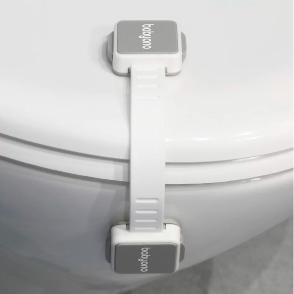 BABYONO Zámky bezpečnostné univerzálne na nábytok, Grey 2 ks