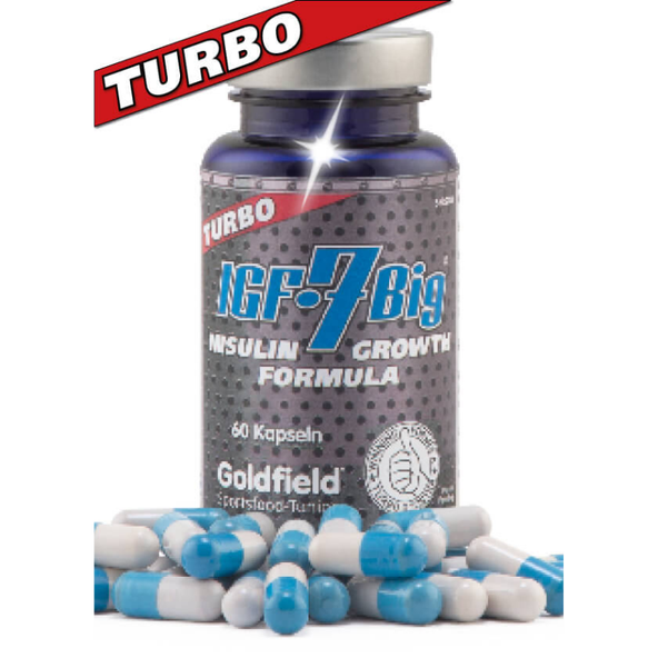 Turbo IGF-7 Big - Goldfield, bez príchute, 60cps