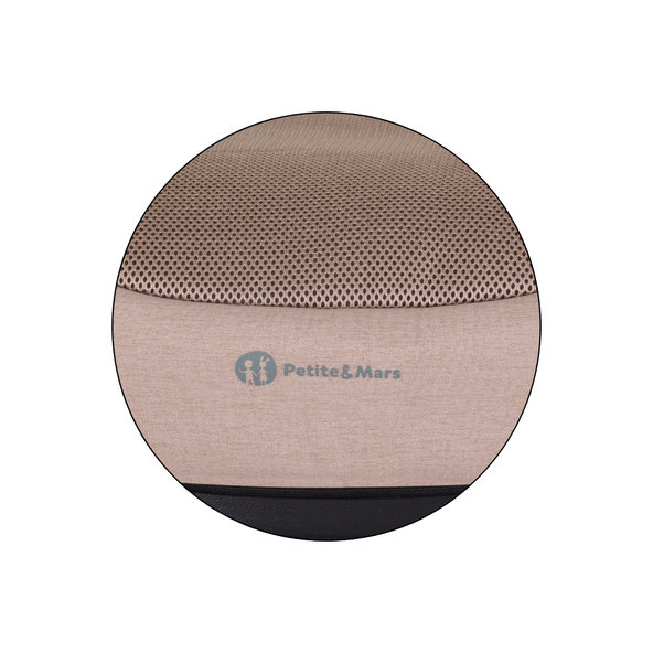 PETITE&MARS Podsedák Optimus Pro i-Size Air Tan Brown 125-150 cm