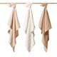 BABYONO Plienky mušelínové Super Soft 3 ks 70 x 70 cm beige
