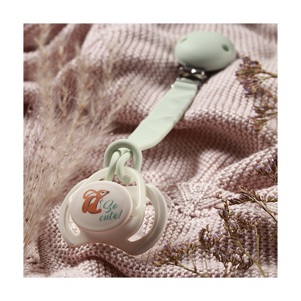 BABYONO Cumlíky silikónové symetrické 6-18m 2 ks