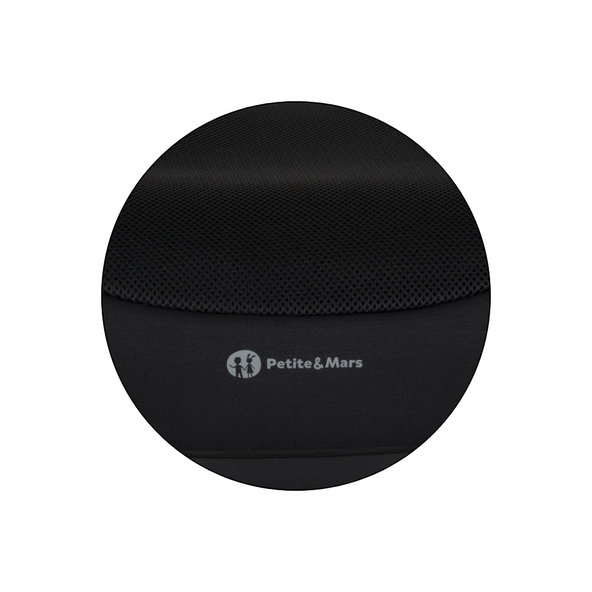 PETITE&MARS Podsedák Optimus Pro i-Size Air Coal Black 125-150 cm