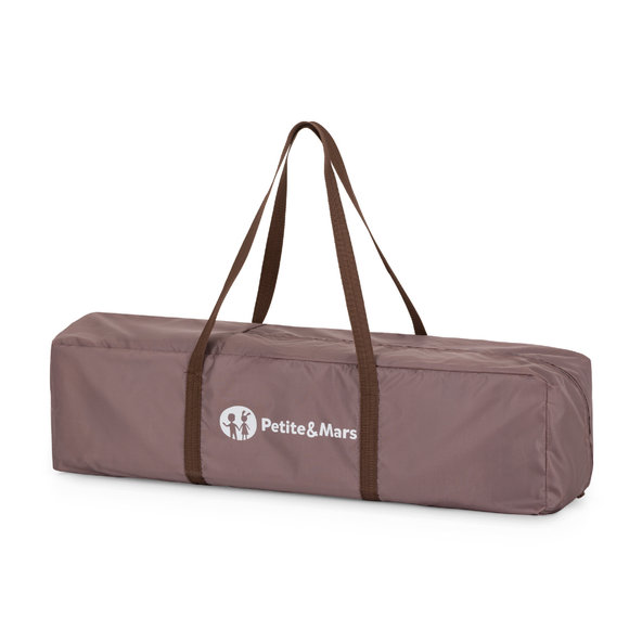 PETITE&MARS Postieľka cestovná Nyja Elegant Dreamlines Mocha