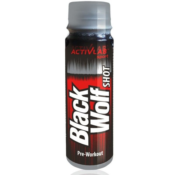 Predtréningový stimulant Black Wolf Shot 80 ml - ActivLab, bez príchute