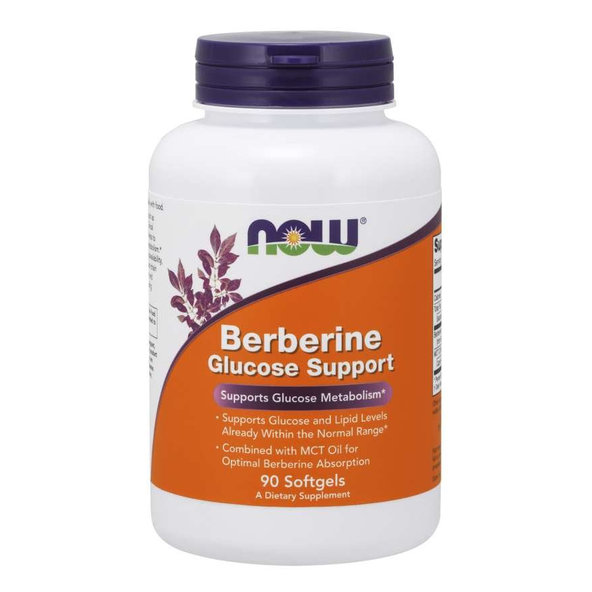 Berberine Glucose Support - NOW Foods, 90cps
