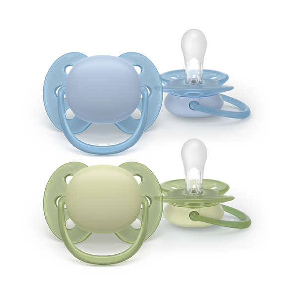 Philips AVENT Cumlík Ultrasoft Premium chlapec 0-6 m 2 ks