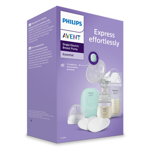Philips Avent Essential elektrická odsávačka materského mlieka SCD323/20