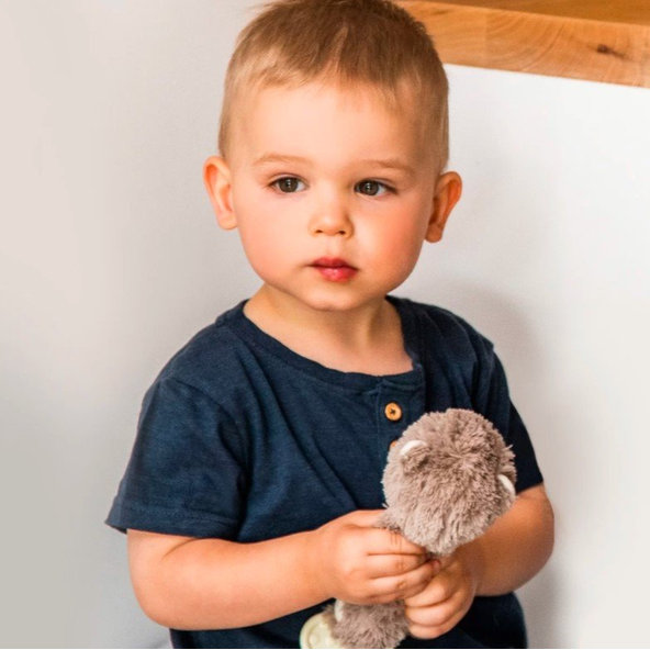 BABYONO Hračka pískacia s hryzačkou vydra Maggie