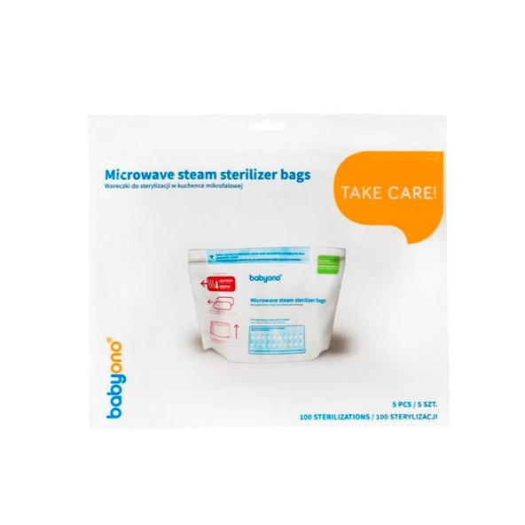 BABYONO Vrecká sterilizačné do mikrovlnky, 5ks
