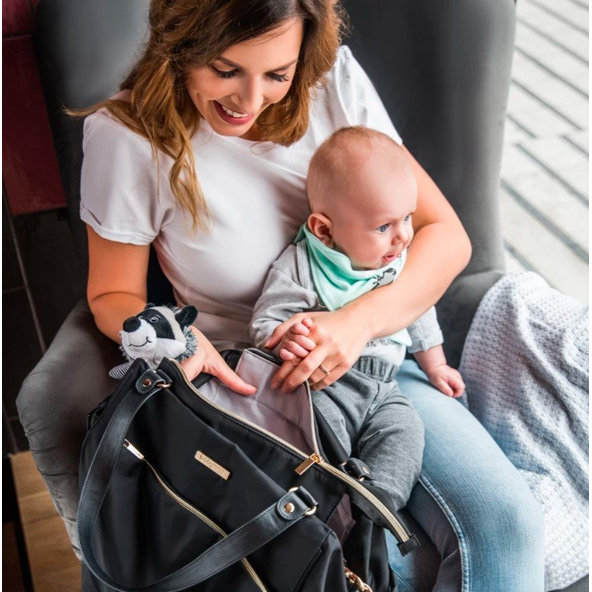 BABYONO Taška prebaľovacia Coco Black