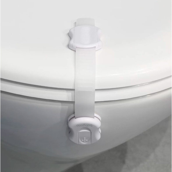 BABYONO Zámky bezpečnostné univerzálne na nábytok, White 4 ks