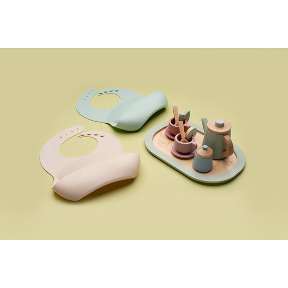 PETITE&MARS Podbradník silikónový Sam Beige