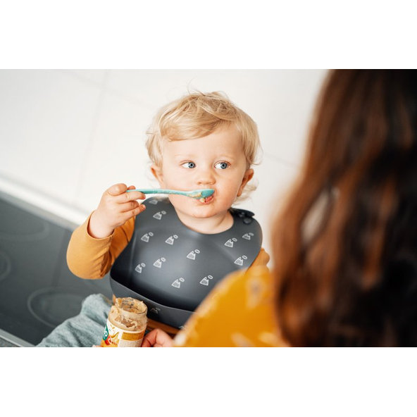 PETITE&MARS Podbradník silikónový Sam Grey Hills