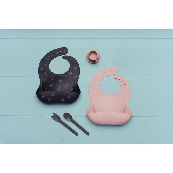 PETITE&MARS Podbradník silikónový Sam Pink