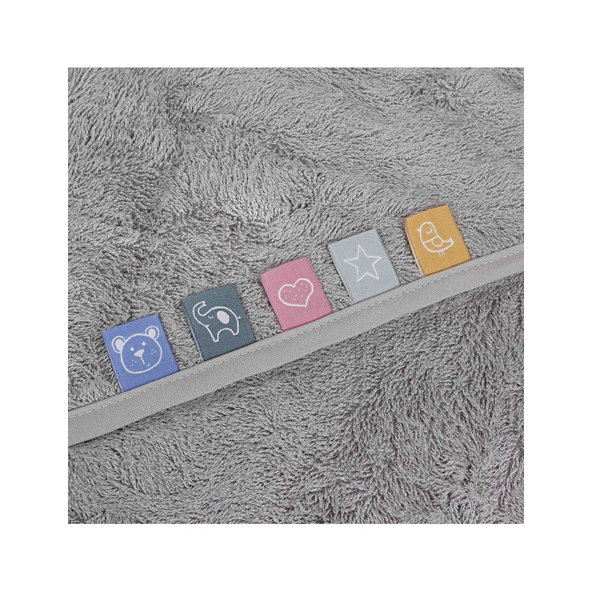 CEBA Osuška s kapucňou EcoVero Line 100x100 Drizzle Ceba