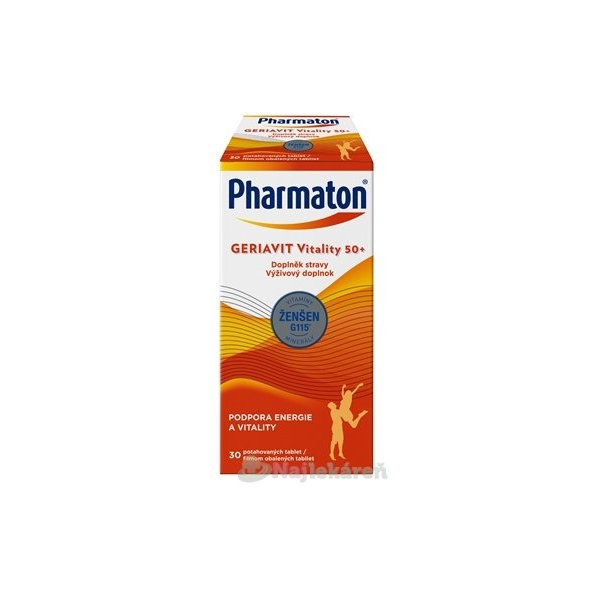 Pharmaton GERIAVIT Vitality 50+ (30tbl)