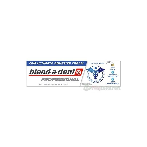 blend-a-dent PROFESSIONAL adhesive cream