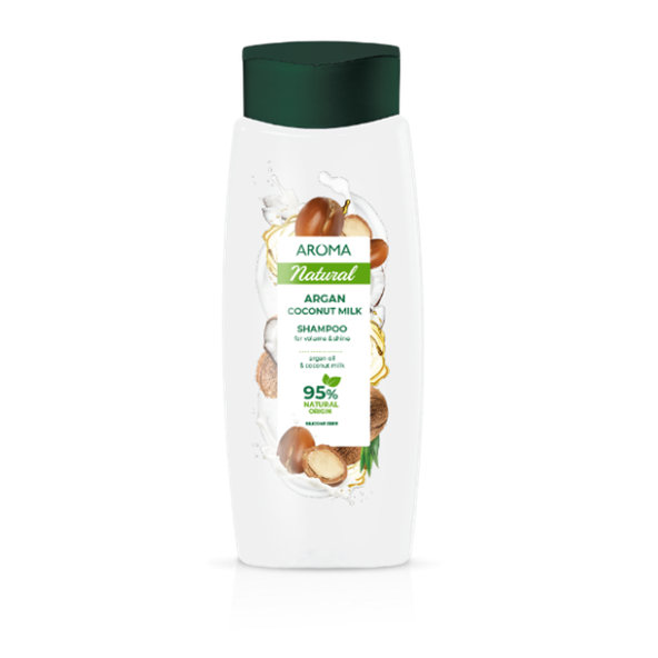 Šampón na objem a lesk vlasov Argan & Coconut Milk Aroma 400 ml