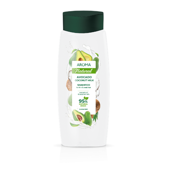 Šampón na jemné a slabé vlasy Avocado & Coconut Milk Aroma 400 ml
