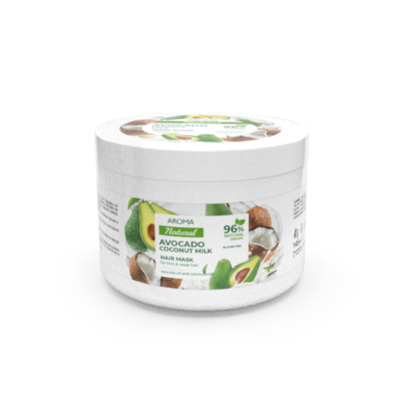 Maska na jemné a slabé vlasy Avocado & Coconut Milk Aroma 450 ml