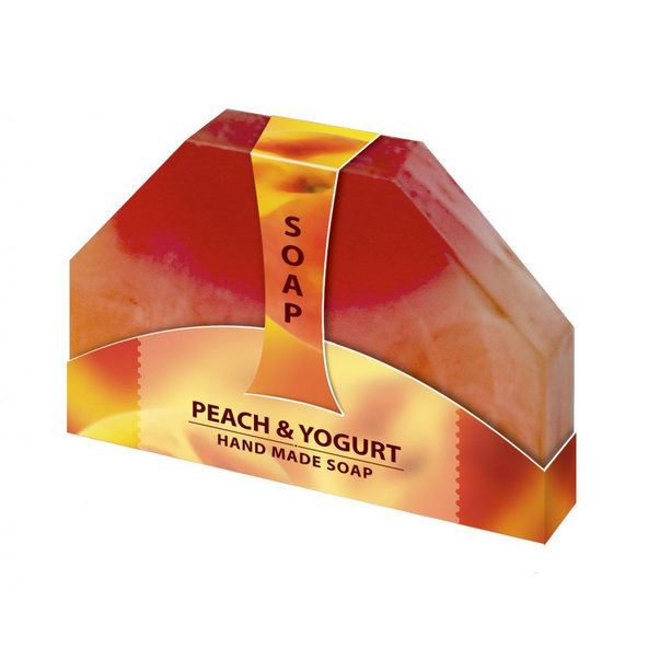 Glycerínové mydlo broskyňa a jogurt ručne vyrabané 80g Biofresh