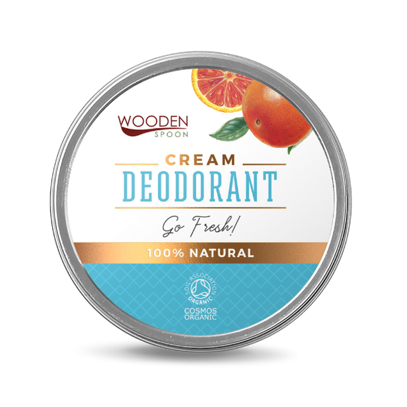 WoodenSpoon Prírodný krémový deodorant "Go Fresh!" 60 ml