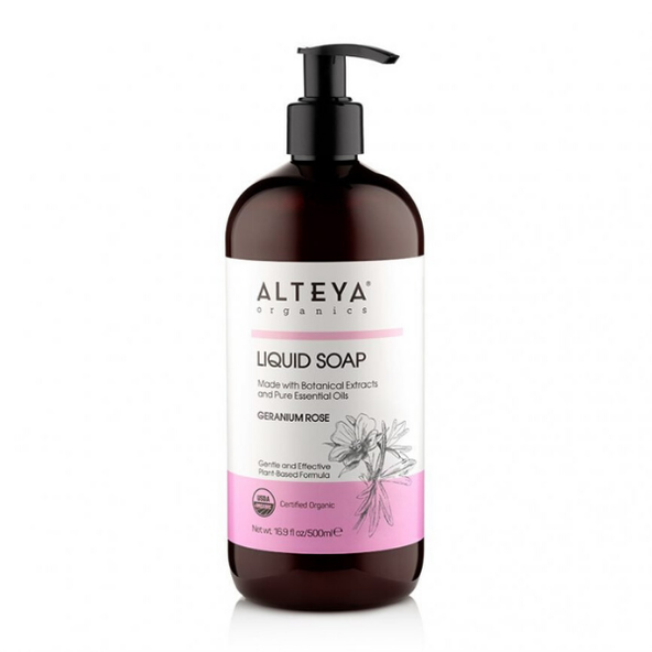 Tekuté mydlo Muškát & Ruža Bio Alteya Organics 500 ml