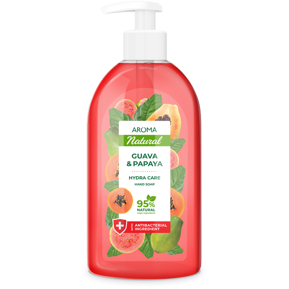 Mydlo na ruky - guava a papája Aroma 500 ml