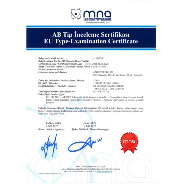 Set Respirátor maska FFP2/N95-/EU-BG/+ Antibakteriálne vlhčené obrúsky 15ks