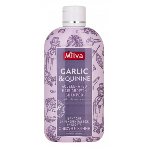 Šampón s Cesnakom a Chinínom Milva 200 ml
