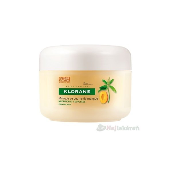 KLORANE Mango maska na suché a poškodené vlasy 150ml