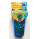 NUBY Hrnček netečúci 360° 300 ml, 6 m+ modrá / zelená