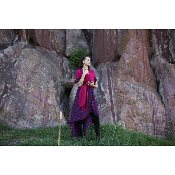 BOBA Detský nosič/šatka Wrap Prints - Sangria