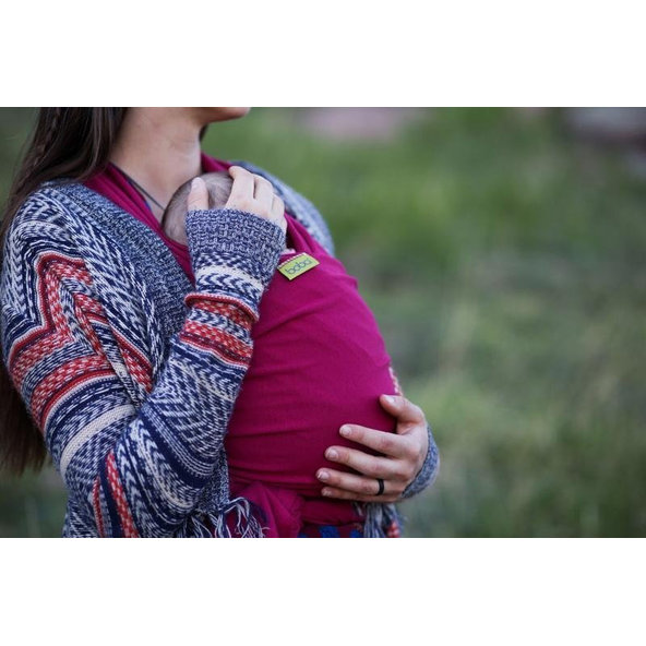 BOBA Detský nosič/šatka Wrap Prints - Sangria