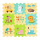PETITE&MARS Nexli puzzle podložka Forest Friends 9 ks