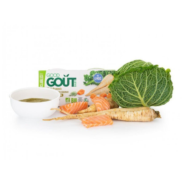 2x GOOD GOUT BIO Losos s kelom a paštrnákom 190 g