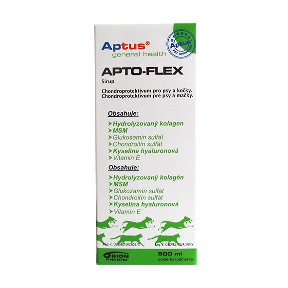 Aptus Apto-flex Sirup na kĺby pre psy a mačky 500ml
