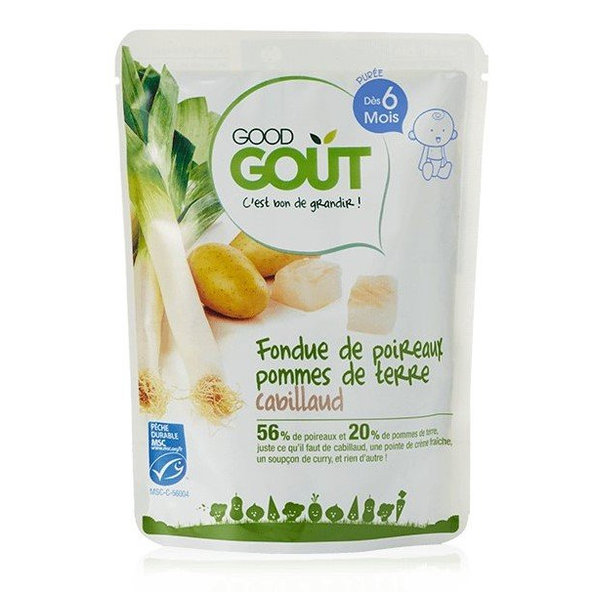 GOOD GOUT BIO Pór so zemiakmi a treskou 190 g