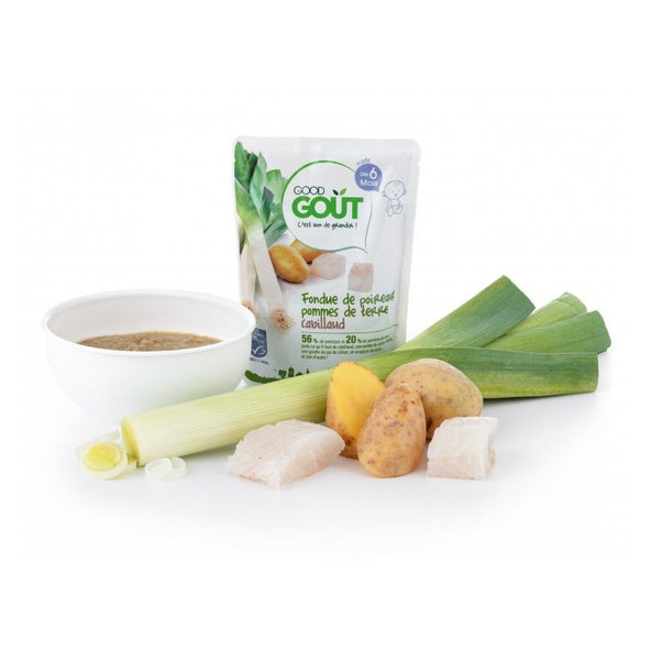 GOOD GOUT BIO Pór so zemiakmi a treskou 190 g